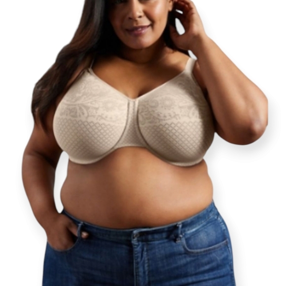 Wacoal Visual Effects Minimizer Lace Bra Plus Size 40H - Picture 1 of 16